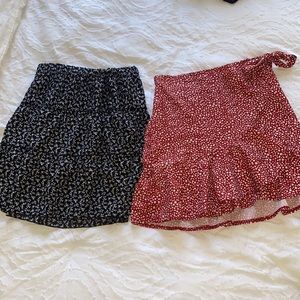 2 Shein/Romwe flow skirts